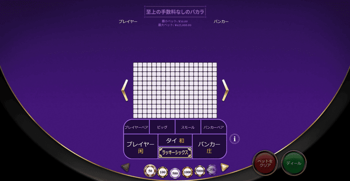 オンラインカジノのバカラのルールと遊び方